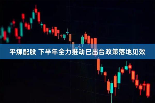 平煤配股 下半年全力推动已出台政策落地见效